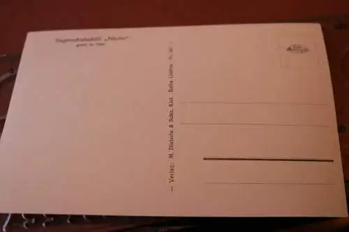 tolle alte Karte - Segelschulschiff Niobe 