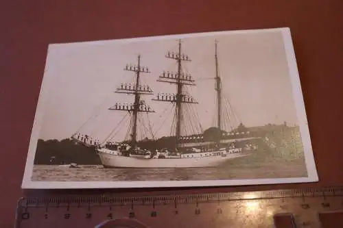 tolles altes Foto Segelschulschiff Niobe ??? 