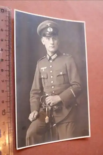 tolles altes Portrait eines Soldaten mit Degen -  Paderborn 