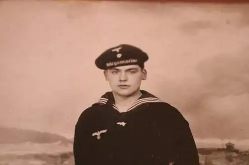 tolles altes Portrait eines Matrosen Kriegsmarine