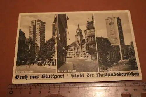 alte Karte - Ansichten Stuttgart- 1938