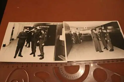 zwei alte Fotos - drei Zoll ?? oder BGS Beamte Flughafen Fuhlbüttel 1972