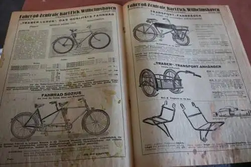 tolles altes Werbeheft - Fahrrad-Zentrale Karl Fick - Wilhelmshaven - 20-30er Ja