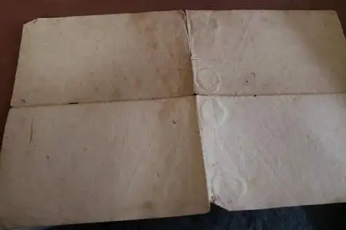 sehr altes Attestat ?? 1802 ??? Wachsspiegel 