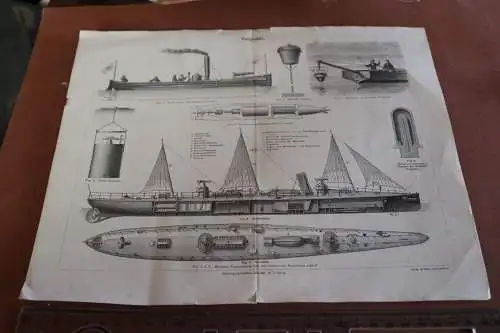 toller alter Druck - Torpedos - Torpedoboote Entwicklung - Alter ??