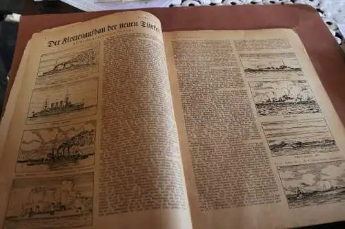 alte Zeitschrift  der Kriegsmarine - Schiffe - auch türkische Flotte