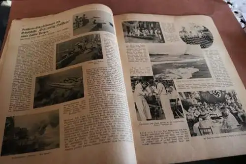 alte Zeitschrift  der Kriegsmarine - Schiffe - auch türkische Flotte 