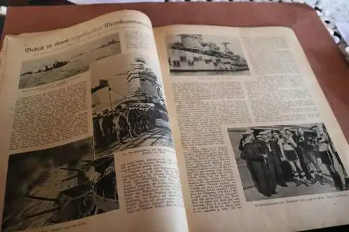 alte Zeitschrift  der Kriegsmarine - Schiffe - auch türkische Flotte