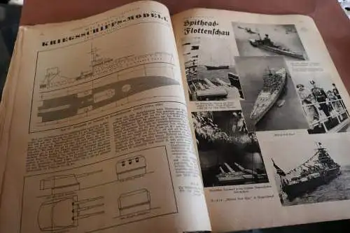 alte Zeitschrift  der Kriegsmarine - Schiffe - auch türkische Flotte