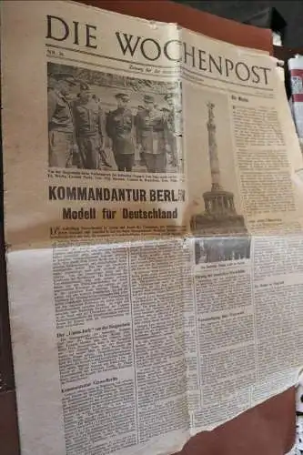 Alte Zeitung - Die Wochenpost für deutsche Kriegsgefangene 14.07. 1945
