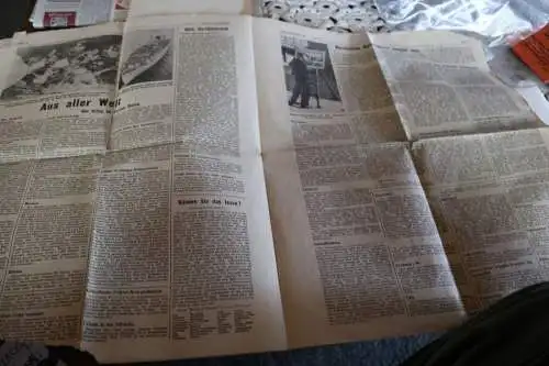 alte Zeitung - Die Wochenpost für deutsche Kriegsgefangene 14.07. 1945