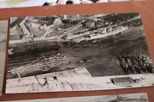vier Luftbilder Wilhelmshaven - Repro - neuzeitliche Abzüge 