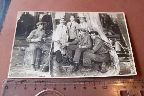 altes Foto - Arbeiter beim Schweißen - 1910-20 ???