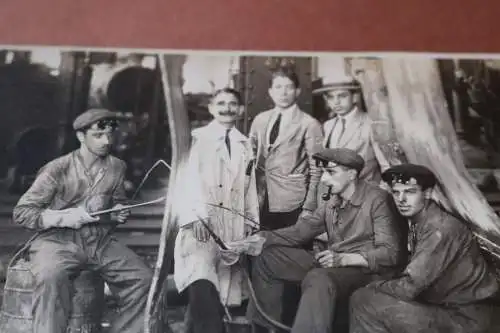 altes Foto - Arbeiter beim Schweißen - 1910-20 ???