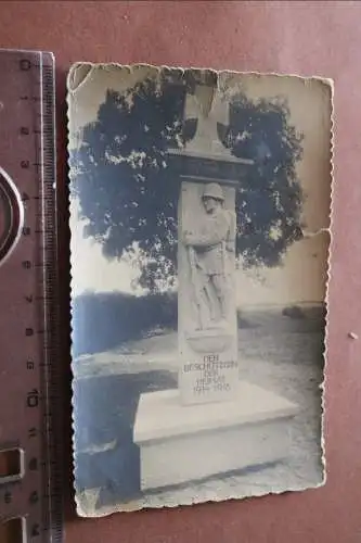 altes Foto Kriegerdenkmal 1914-18  in F???????