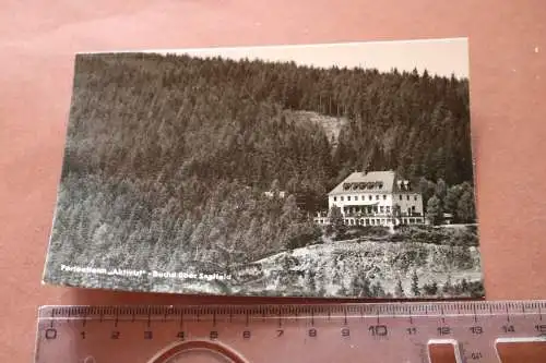 tolle alte Karte- Ferienheim Aktivist  Bucha über Saalfeld 1965