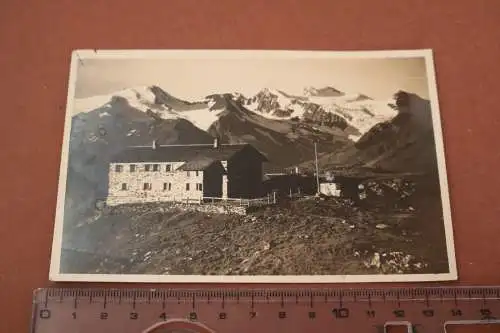 tolle alte Fotokarte - Starkenburger Hütte -  1927