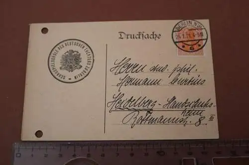tolle alte Postkarte - Schauspielschule des deutschen Theaters zu Berlin 1921
