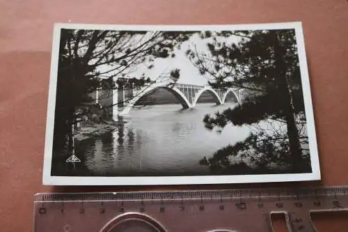 tolle alte Karte  - Brest - Brücke - als Feldpost gelaufen 1942
