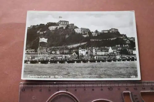 tolle alte Karte  Ehrenbreitstein am Rhein 1935