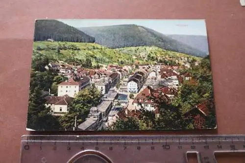 tolle alte Karte  Ansicht Wildbad 1911