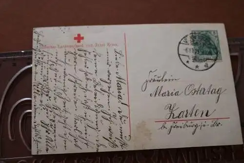 tolle alte Karte - Berthold Friedrich von Baden, Marie Alexandra von Baden und 