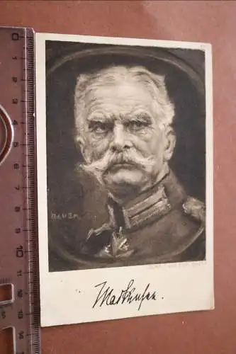 tolle alte Karte - Generalfeldmarschall von Mackensen  1916