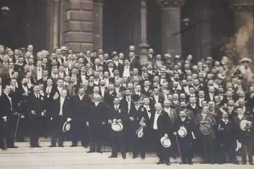 tolles altes Gruppenfoto  - Wiener Männer Gesangsverein 1911