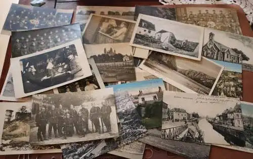 28 alte Fotos und Feldpostkarten - Feld-Art-Regt. 30 - 29. Inf-Div 