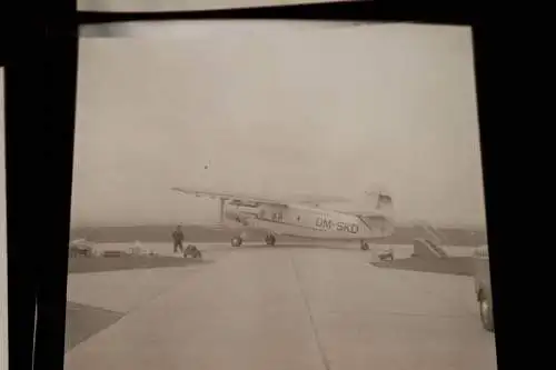 vier alte Negative - Flugzeug Antonow AN-2  Deutsche Lufthansa 50-60er Jahre