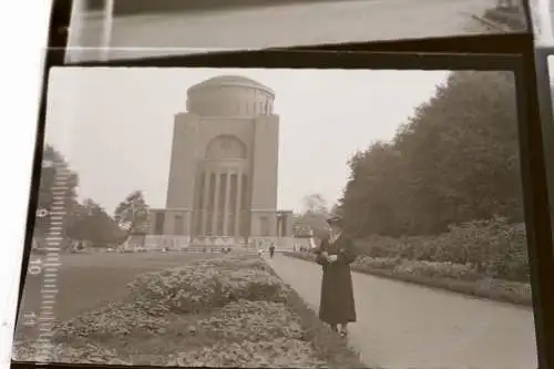 vier tolle alte Negative Hamburg Planetarium und Statuen Stadtpark - 30-40er Jah