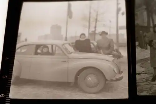 zwei tolle alte Negative - Oldtimer IFA F9 ???? 