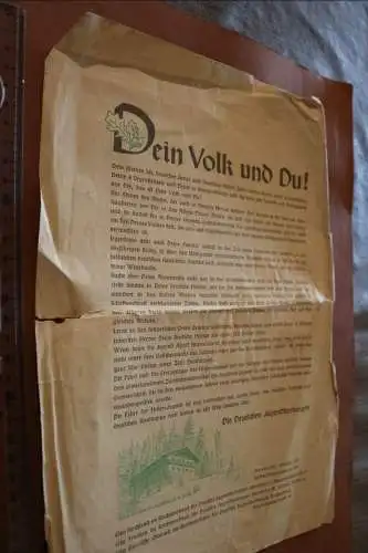 altes Werbeblatt Deutsche Jugendherbergen 30-40er Jahre 