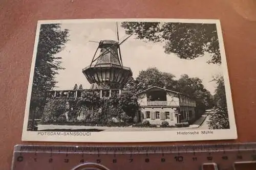 tolle alte Karte - Potsdam Sanssouci  Historische  Windmühle - 1935