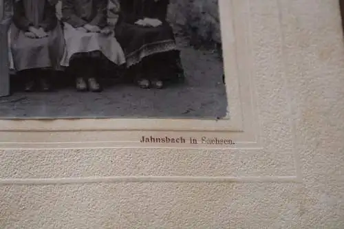 tolles altes Klassenfoto - Schulklasse gemischt Gornsdorf Sachsen 1900