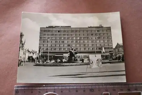 tolle alte Karte - Schwerin - Hotel Schwerin - 70er Jahre ?