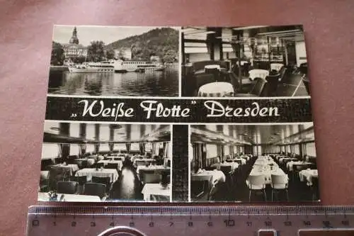 tolle alte Karte - Weiße Flotte Dresden  MS Friedrich Engels 1971
