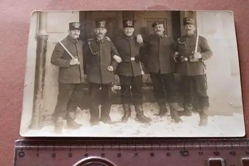 tolles altes Gruppenfoto - Soldaten Landsturm-Regiment 88 - Ort ??