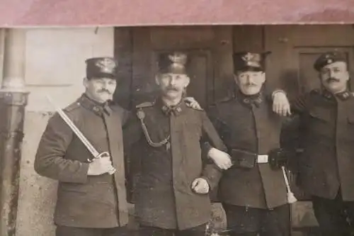 tolles altes Gruppenfoto - Soldaten Landsturm-Regiment 88 - Ort ??