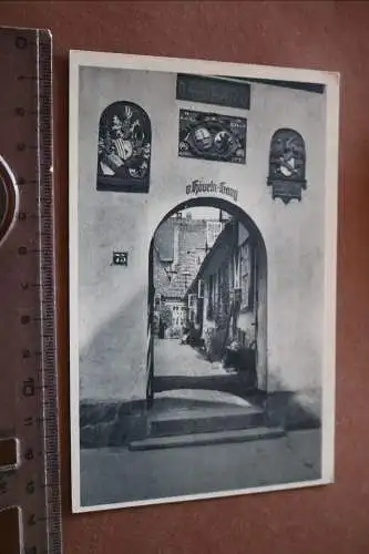 tolle alte Karte - v. Höveln-Gang  Wahmstr. 75  Lübeck