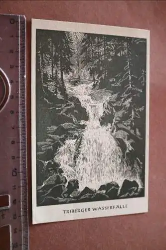 tolle alte Karte - Triberger Wasserfälle  - Eintrittskarte ?