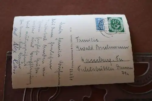 tolle alte Karte - Sieber Harz  Köthe Rohrtal  1951