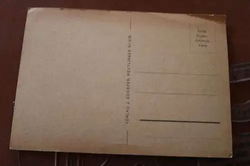 tolle alte Karte - Schwarzwaldhaus -  20-30er Jahre ?