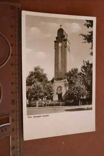 tolle alte Karte - Porz - Evangelische Kirche - 50-70er Jahre 
