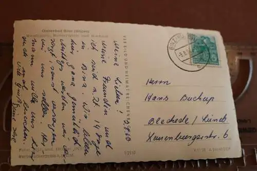 tolle alte Karte - Ostseebad Binz - 1960