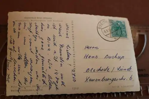 tolle alte Karte - Ostseebad Binz - 1960 