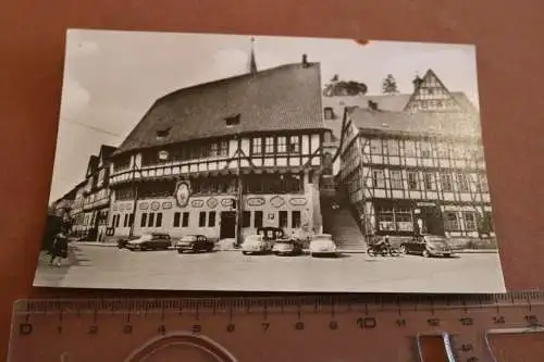 tolle alte Karte - Rathaus Stolberg Harz  50-60er Jahre ?