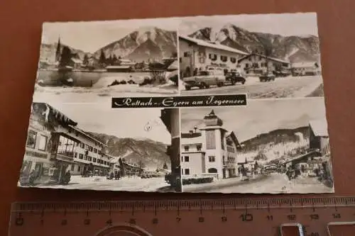 tolle alte Karte - Rottach-Egern am Tegernsee  1963