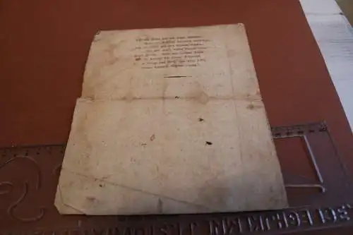 sehr altes Andenkenblatt Lehrer St. Peter und Paul Töchter Schule Liegnitz 1816