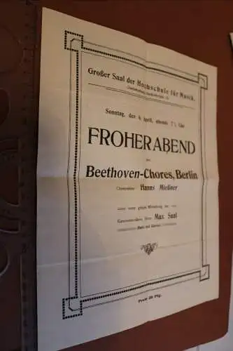 tolles altes Programm  Froher Abend  Großer Saal Hochschule Musik Charlottenburg